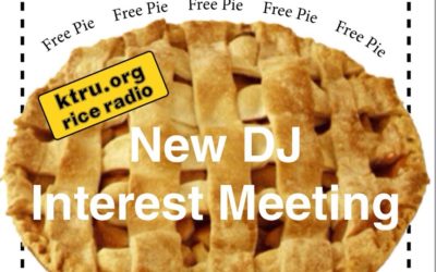 Spring 2014: DJ Interest Pie Meeting