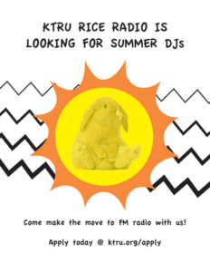 Apply to be a Summer DJ