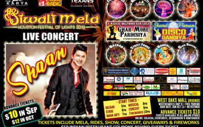 Bollywood fame *Shaan* Live in Concert on Sat 10/12 @ Houston's Diwali Celebration